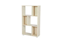 Quercia bianca a tre livelli di legno esile pratica dello scaffale di libro per la camera da letto/salone