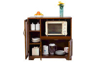 Piccola piccola cucina del salone dell'armadietto di stoccaggio della mobilia di legno domestica robusta durevole