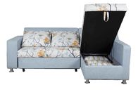 Superfici impermeabili nascoste del letto di sofà della casa di caso di stoccaggio con il materasso di dimensione della regina