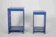 Tabelle moderne blu di incastramento, comodino di legno ergonomico 58 altezze di cm