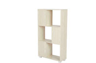 Quercia bianca a tre livelli di legno esile pratica dello scaffale di libro per la camera da letto/salone