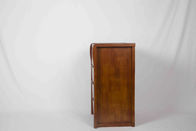 Comodino di legno domestico Handcrafted del cassetto della mobilia 4 con la macchia di Brown della noce